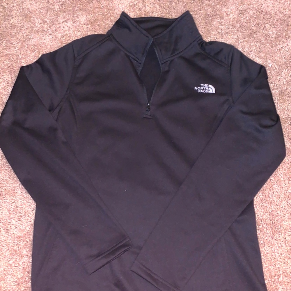 Black Quarter Zip North Face